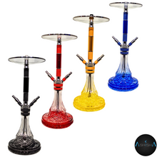 Layisha isithombe kusibukeli segalari, XOX Crystal Hookah - 2 PIPE
