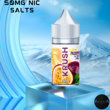 Load image into Gallery viewer, KRUSH NIC SALTS VAPE JUICE 30MLS -50MG
