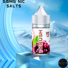 Load image into Gallery viewer, KRUSH NIC SALTS VAPE JUICE 30MLS -50MG
