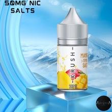 Load image into Gallery viewer, KRUSH NIC SALTS VAPE JUICE 30MLS -50MG
