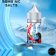 Load image into Gallery viewer, KRUSH NIC SALTS VAPE JUICE 30MLS -50MG
