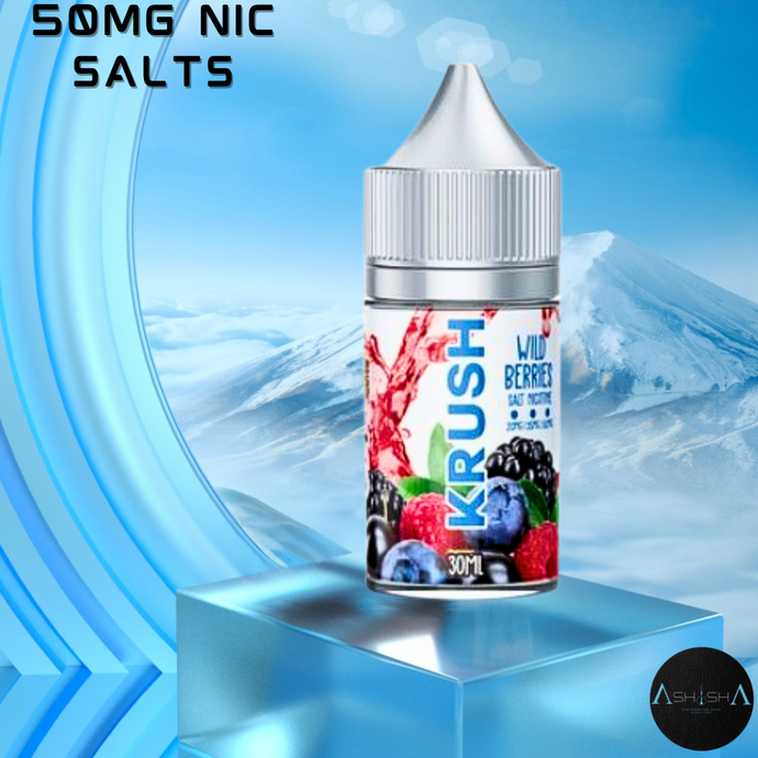 KRUSH NIC SALTS VAPE JUICE 30MLS -50MG