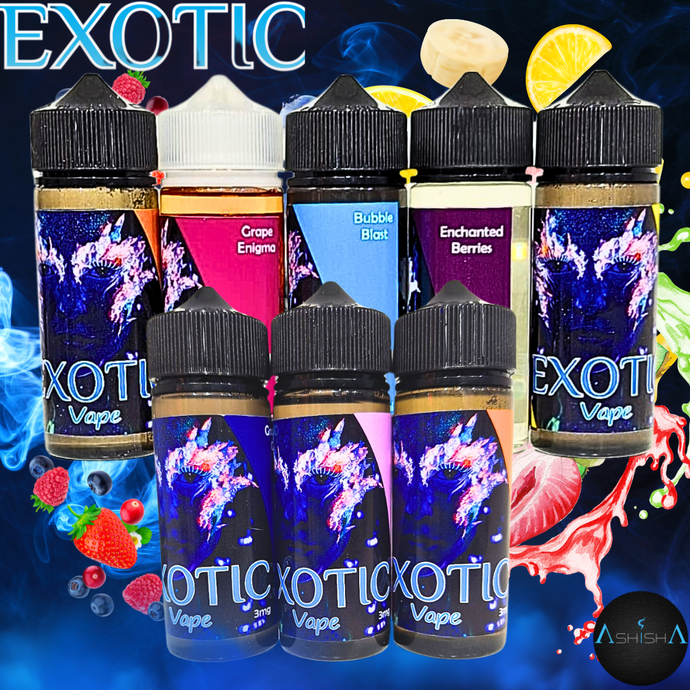 EXOTIC VAPE  3 % JUICE