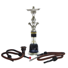 Layisha isithombe kusibukeli segalari, I-Egyptian Pyramids Hookah - Medium - 2 Pipe
