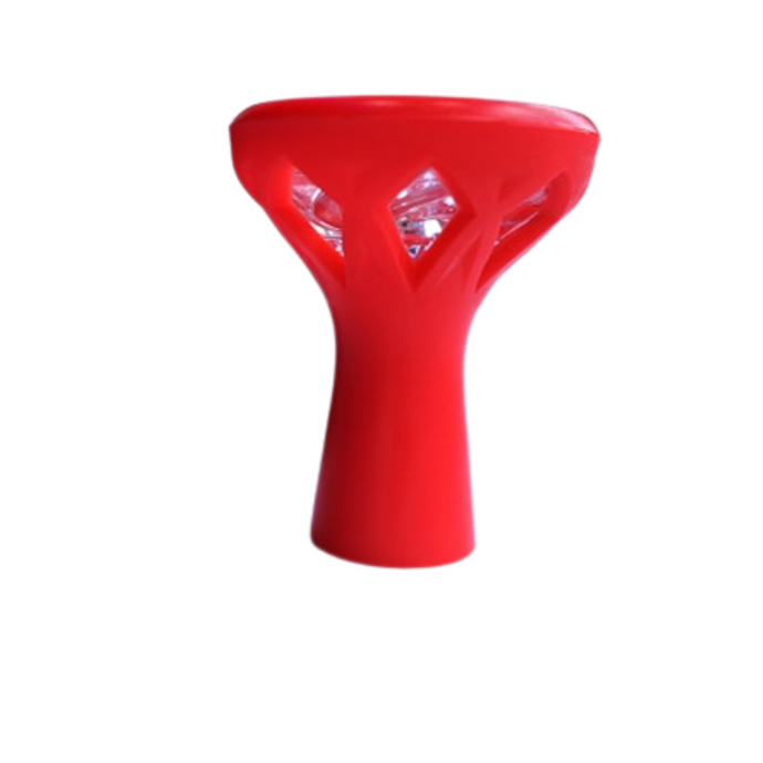 Hookah Bowl Silicone Large with glass - ASHISHA